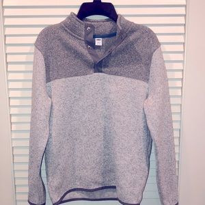 NWOT Old Navy Boys L sz10-12 Grey Pullover